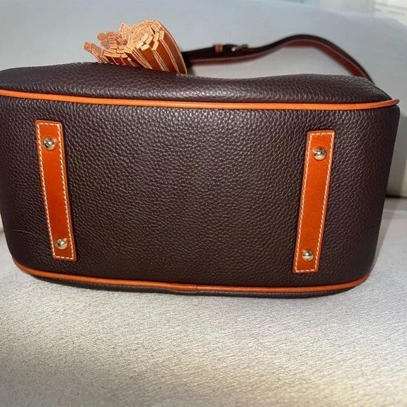 🔥 NWT Dooney & Bourke Bag | NWT Red and Tan Leather Tote - Picture 4 of 12